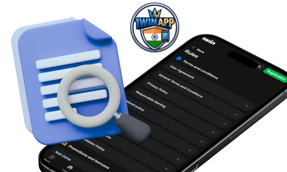 Check out the rules in the 1Win App India